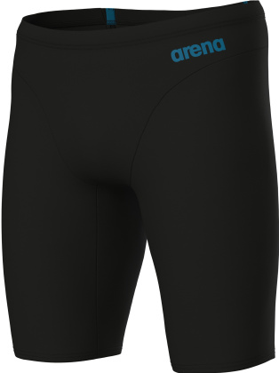 Arena Hyperflow Men's Solid Swim Jammer Black / Blue Cosmo