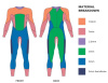Zone3 Men Terraprene Vision Wetsuit Black/Green
